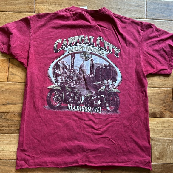 Vtg Harley Davidson Madison WI T - Picture 4 of 4